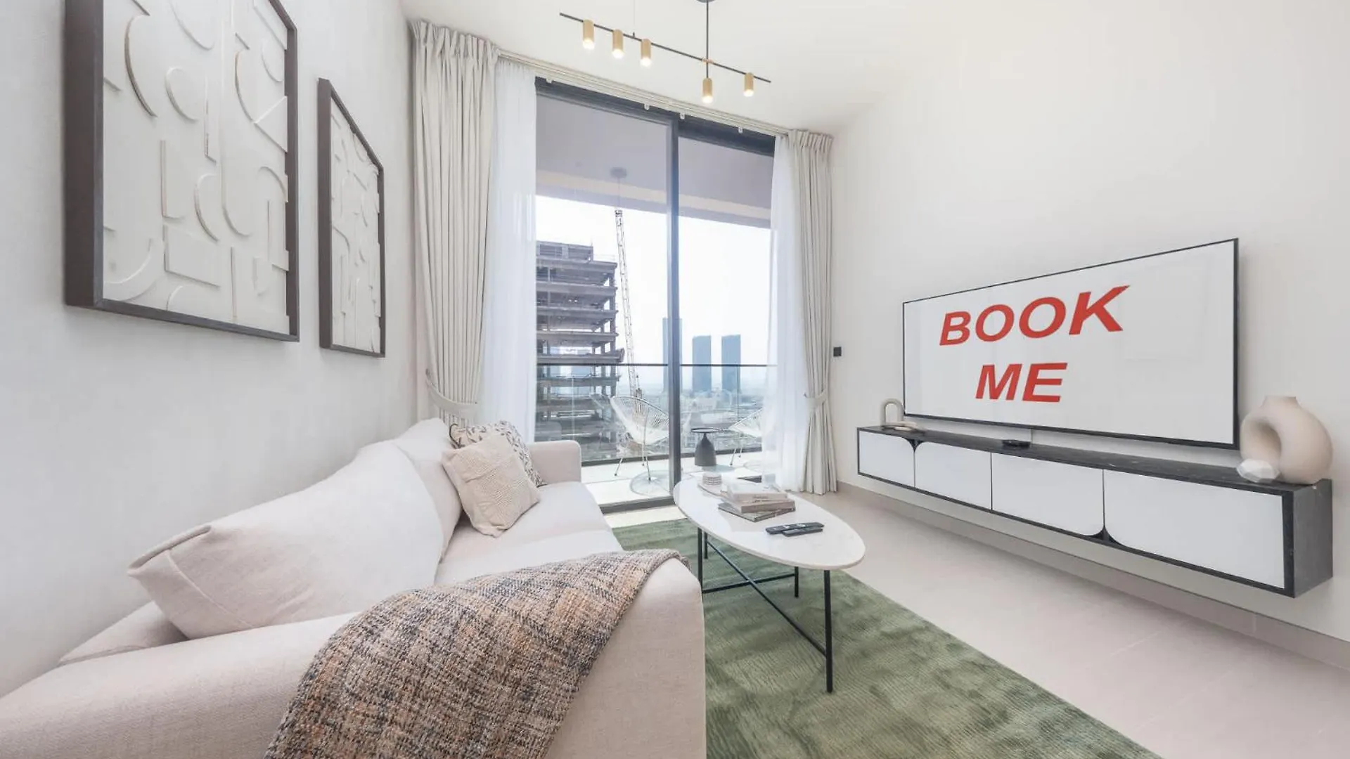 Elegant Jvc Apartment Sleeps 4 With Balcony Дубай